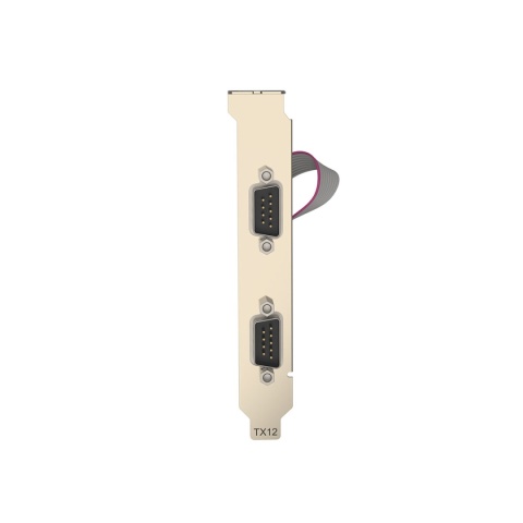 Unitek Y-7504B karta PCIe 2x RS-232 DB9 low profile profesjonalny kontroler