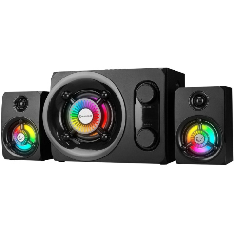 Zestaw Głośników Rampage RMS-G8 2.1 Bluetooth RGB USB SD FM 25 W