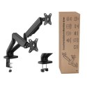 LogiLink Uchwyt na 2 monitory, 17-32 cali, max 9kg na ramie
