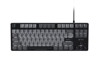 Natec Klawiatura Fury Kanabo K2 US czarno-szara, podświetlenie