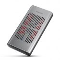 AXAGON EEM2-20GD Obudowa zewnętrzna aluminiowa USB-C 3.2 Gen2x2, Dual NVMe M.2 SSD 20gbps, Clone Master