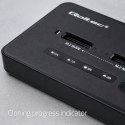 Qoltec Stacja dokujšca dysków SSD M.2 NVMe | PCIe | USB-C | 20Gb/s | DUAL 2x8TB | klonowanie offline