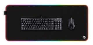 AUKEY KM-P7 RGB podkładka pod mysz i klawiaturę XXL gamingowa| 900x400x4mm | wodoodporna | gumowany spód | aplikacja G-aim Control Cen