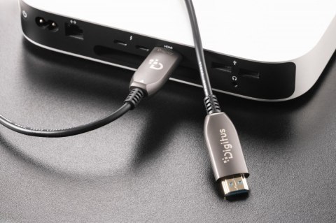 Digitus Kabel połączeniowy hybrydowy HDMI AOC | HDMI-A męski-męski | HDMI 2.1 | UHD-2 8K@60Hz | 48Gbps |HDR, eARC, HDCP 2.2, CEC | 20m