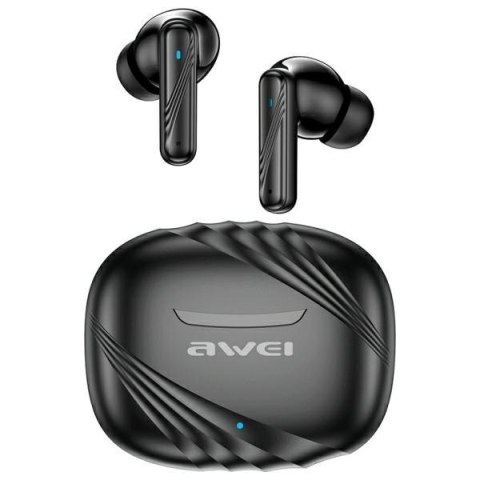 AWEI Słuchawki bluetooth 5.3 TA6 ANC czarne TWS