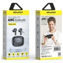 AWEI Słuchawki bluetooth 5.3 TA6 ANC czarne TWS