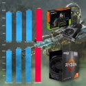 BSG Raptor V12 AMD Ryzen 7 NVIDIA GeForce RTX 4060 32GB DDR4 1000GB SSD Windows 11 Pro