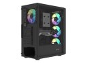 Fury Obudowa Shobo SH8F ARGB Midi tower z oknem czarna