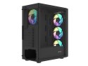 Fury Obudowa Shobo SH8F ARGB Midi tower z oknem czarna