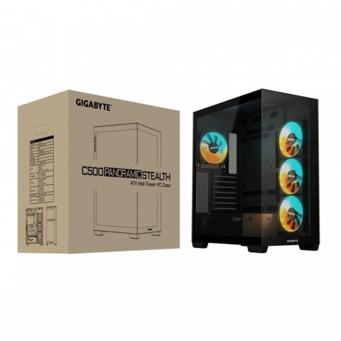 Gigabyte Obudowa C500P ST ATX 28300-C500B-1CKR