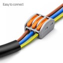 Qoltec Kabel zasilający | wtyczka kątowa SCHUKO CEE 7/7 (E/F) | miedź Cu| odizolowany lutowany | 3x1.0mm2 | 1.8m