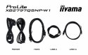IIYAMA Monitor 27 cali XB2797QSNP-W1 IPS,QHD,USB-c Dock 96W,HDMI, 350cd,1ms, DP, DisplayPort x1 (Daisy Chain MST max. 2560 x1440), USB