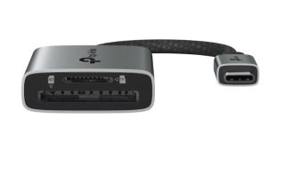 TP-LINK Adapter USB Type-C to SD & microSD 3.0 UA430C SPEC: 1 × USB-C Connector,1 × SD + 1 × microSD(TF) up to 200MBps 