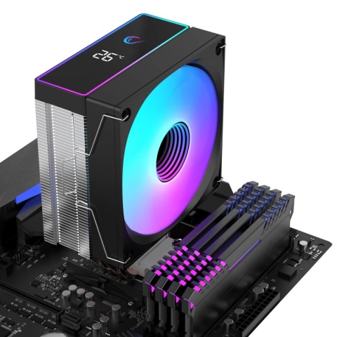 Chłodzenie Procesora Rampage Octagon B70 ARGB PWM 120 mm 180 W LGA 1700