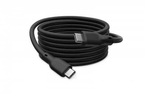 Digitus Kabel połączeniowy silikonowy USB-C-USB-C | USB 4 ver.2.0 80Gbps | 8K@60Hz | PD 3.1 240W| 1,0m | czarny