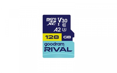 GOODRAM Karta pamięci microSD 128GB Rival UHS-I V30 U3 C10 A2 170/120MBs