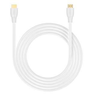 Kabel Przewód Unitek HDMI 2.1 8K HDR 0,3 m Do Transmisji Audio Video Biały