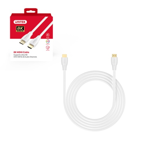 Kabel Przewód Unitek HDMI 2.1 8K HDR 1,5 m Do Urządzeń Z Interfejsem HDMI