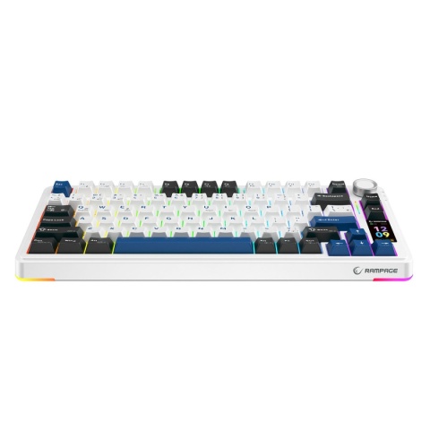 Klawiatura Rampage Quell Pro mechaniczna bezprzewodowa gaming hot swap RGB