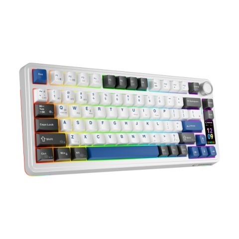Klawiatura Rampage Quell Pro mechaniczna bezprzewodowa gaming hot swap RGB