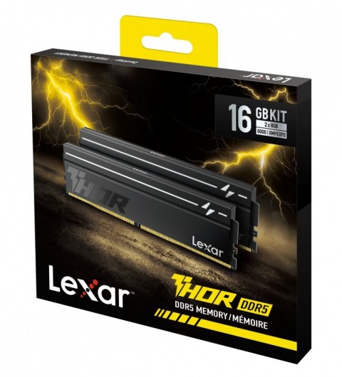 Lexar Pamięć DDR5 THOR 16GB(2*8GB)/6000 CL38 czarna