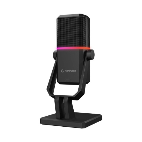 Mikrofon Gamingowy Rampage Cyclone USB-C Jednokierunkowy Do Komputera