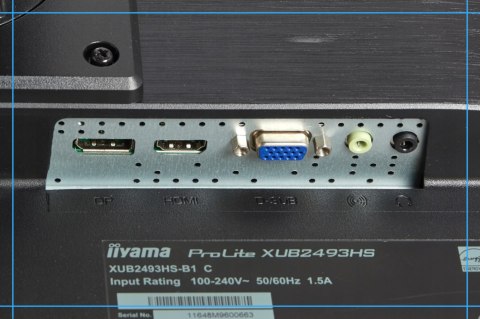 Monitor iiyama ProLite XUB2493HS 24" IPS Full HD HDMI DisplayPort Pivot