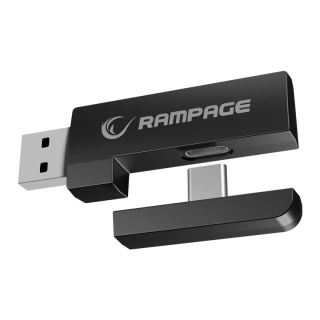 Słuchawki Gamingowe Nauszne Rampage RETSU Bezprzewodowe RGB Do 50 h