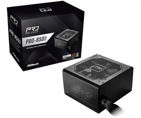 ASRock Zasilacz PRO-850B 850W 80PLUS BRONZE NON MODULAR
