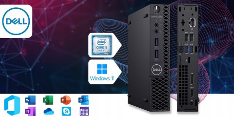 Dell Optiplex 3060 Tiny Intel Core i5 16GB DDR4 1000GB SSD Windows 11 Pro