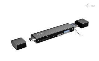 I-tec Czytnik kart USB-C/USB-A Dongle SD TF 2xUSB