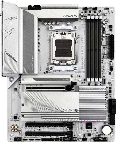 Gigabyte Płyta główna B650 AORUS ELITE AX ICE AM5 4DDR5 HDMI/DP ATX