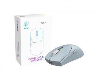 MSI Myszka bezprzewodowa Forge GM340 WIRELESS Sky