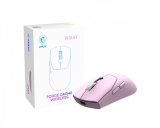 MSI Myszka bezprzewodowa Forge GM340 WIRELESS Violet