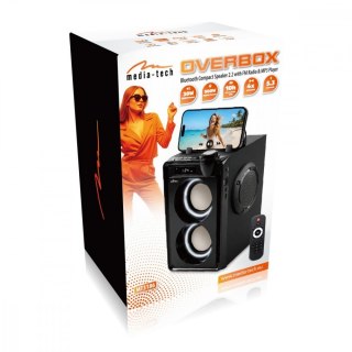 Media-Tech Głośnik przenośny OVERBOX MT3186 Bluetooth 5.3+ EDR/A2DP, AVRCP/FM/MP3/microSD/USB/USB-C/MIC-in/AUX-in/RMS 30W/PMPO 900W