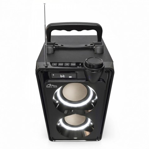 Media-Tech Głośnik przenośny OVERBOX MT3186 Bluetooth 5.3+ EDR/A2DP, AVRCP/FM/MP3/microSD/USB/USB-C/MIC-in/AUX-in/RMS 30W/PMPO 900W