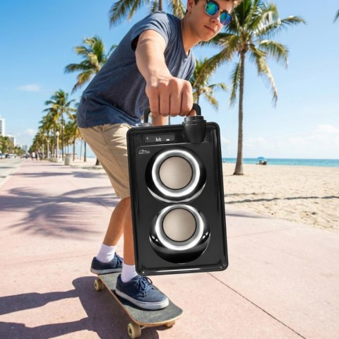 Media-Tech Głośnik przenośny OVERBOX MT3186 Bluetooth 5.3+ EDR/A2DP, AVRCP/FM/MP3/microSD/USB/USB-C/MIC-in/AUX-in/RMS 30W/PMPO 900W