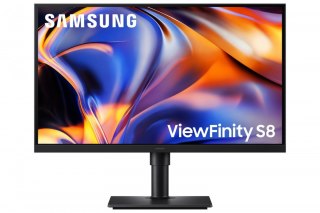 Samsung Monitor 27 cali Viewfinity S80HF IPS 5120x2880 5K 16:9 1xHDMI 1xDP 3xUSB-A 1xUSB-C Easy Connection 5ms 60Hz HAS+PIV płaski 2Yd2d