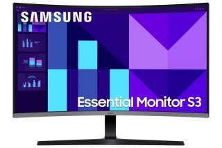 Samsung Monitor 32 cale Essential S39GD VA 1920x1080 FHD 16:9 1xHDMI 1xD-Sub 4ms 100Hz wbud. głośniki zakrzywiony 3YOn-Site (LS32D396GAU