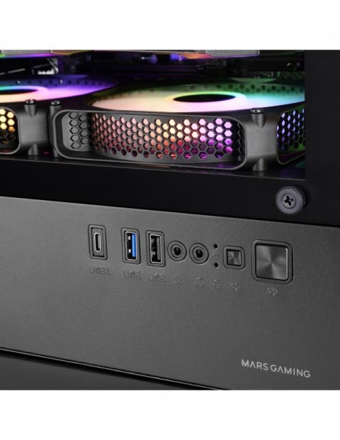 TACENS Obudowa MARS MC-VECTOR Czarna mATX 4xARGB