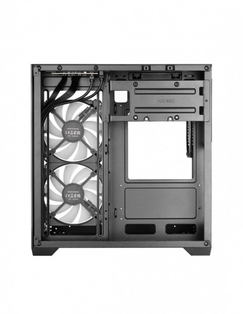 TACENS Obudowa MARS MC-VIEW3 Czarna mATX 3xARGB
