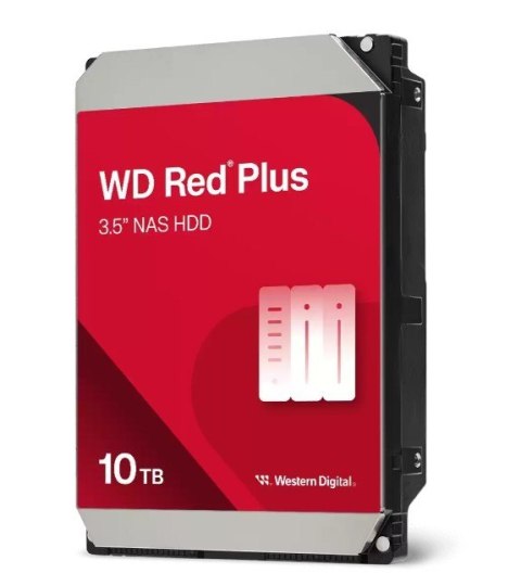 Western Digital Dysk HDD Red Plus 10TB 3,5'' 512MB/7200RPM WD100EFGX