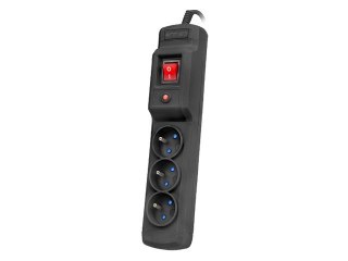 Armac Listwa przeciwprzepięciowa M3 Multi 4.5m czarna (3 gniazda)