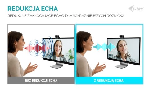 I-tec Kamera internetowa SOLOMON 200 1080p Business Webcam AF Dual MIC Echo Cancellation