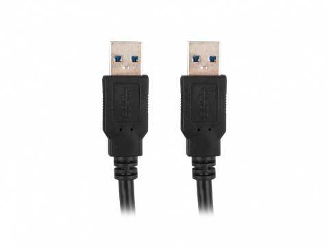 Lanberg Kabel USB-A M/M 3.0 0.5m Czarny