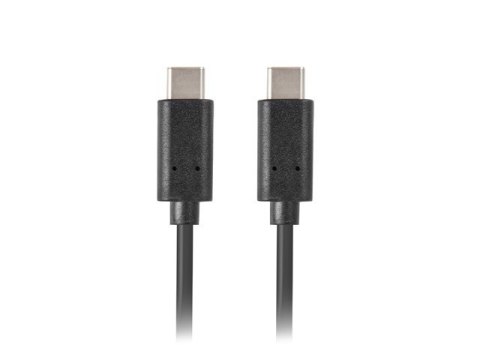 Lanberg Kabel USB-C M/M 2.0 1m czarny