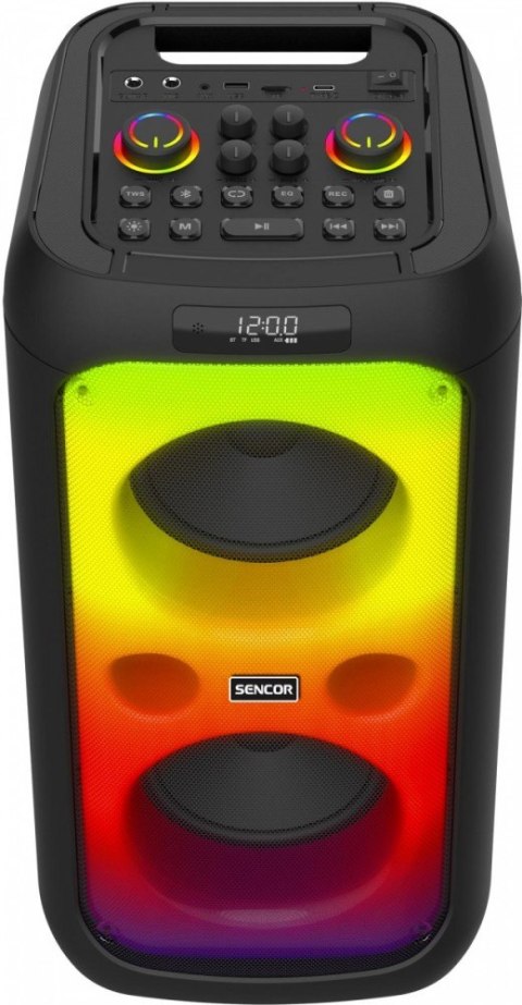 Sencor Głośnik imprezowy Partycon WAVE Moc 100W, IPX4, TWS, LED, MIC