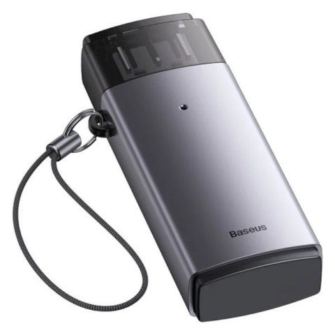Baseus Czytnik kart USB 3.0 SD + microSD szary