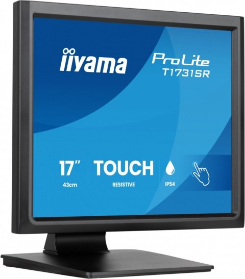 IIYAMA Monitor 17 cali ProLite T1731SR-B2S TN,RESISTIVE,HDMI,DP,VGA,250cd,1000:1, 5ms