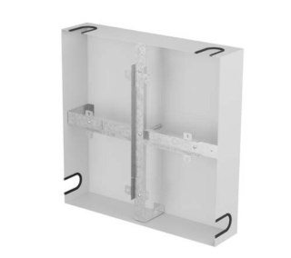 Lanberg Stelaż zapasu kabla 500x500 szary AK-3155-S